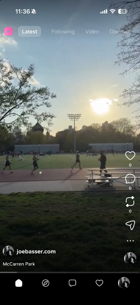 Spark app home screen